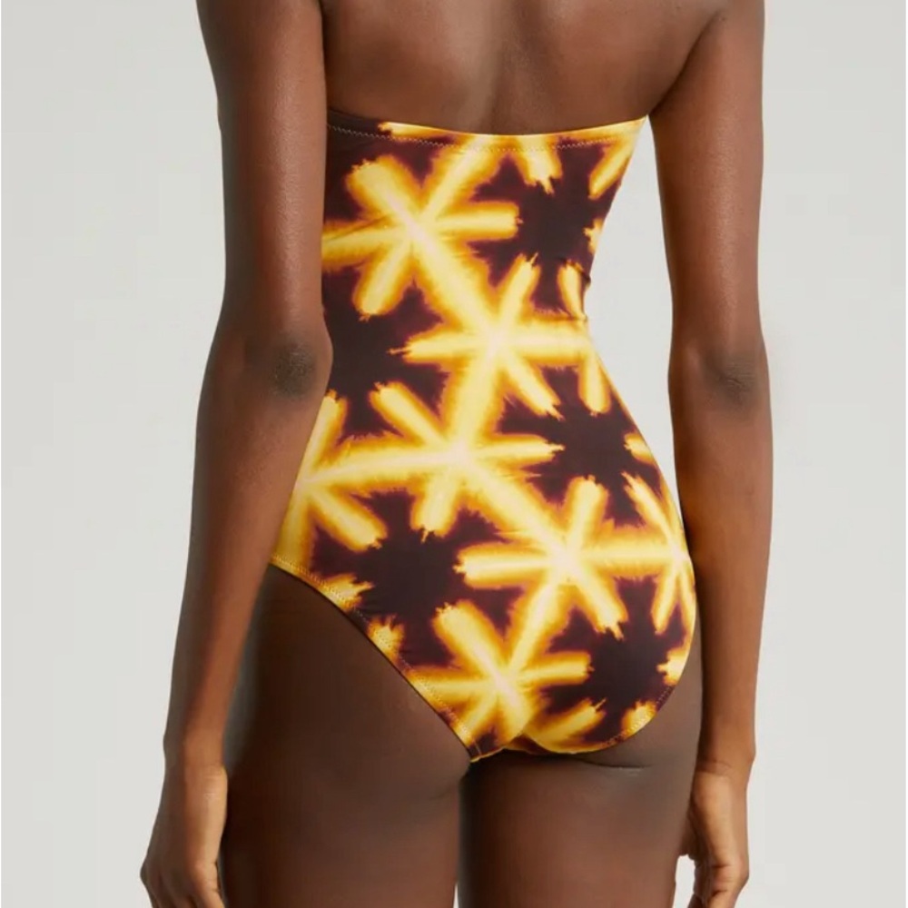 Ulla Johnson Monterey Strapless One-Piece Swimsuit - Picture 2 of 6